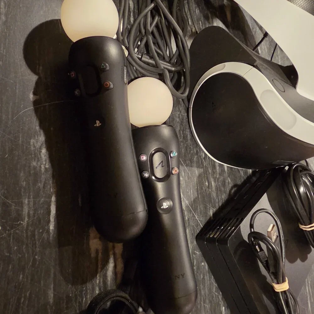 Playstation Virtual Reality Headset Game Bundle